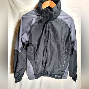 Chaps large reversible double zipper insulated Grey & White vs. Black jacket